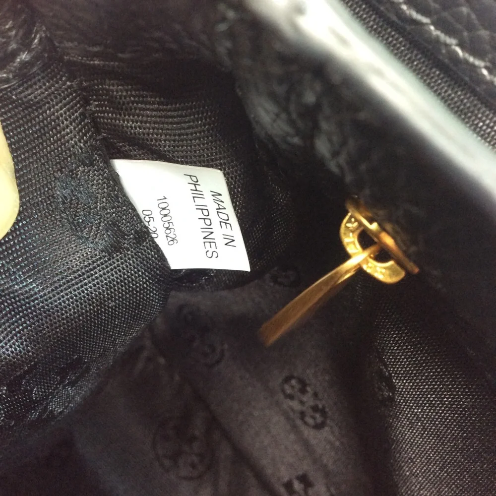 ✨Authentic Tory Burch Britten Adjustable Shoulder Bag Purse Crossbody Leather - Picture 13 of 16